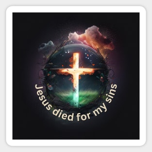 Jesus Died for my Sins V3 Sticker